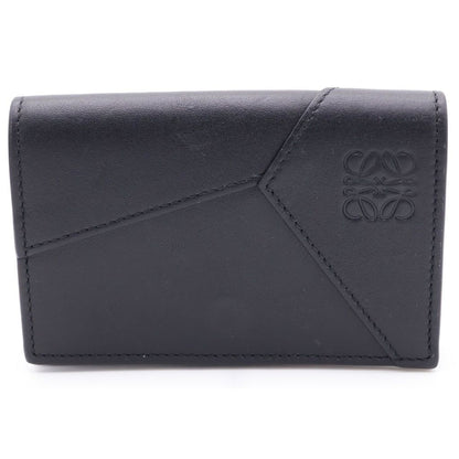 Loewe Puzzle Edge Card Holder Anagram Logo Case Business Black