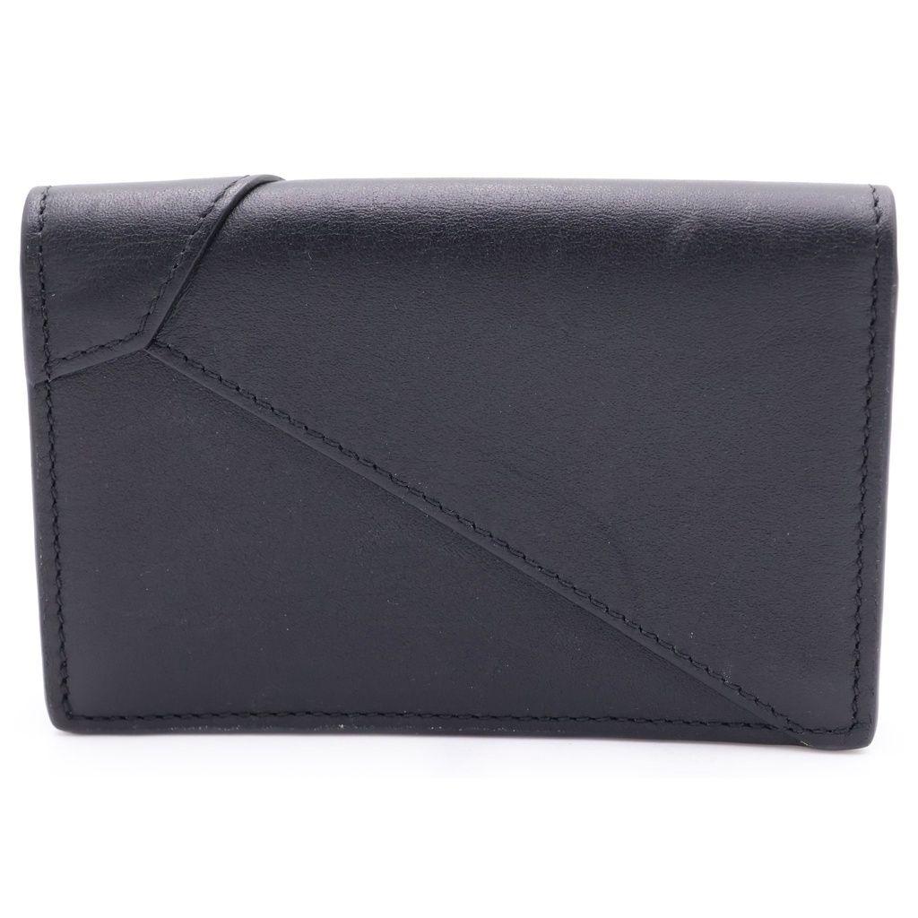 Loewe Puzzle Edge Card Holder Anagram Logo Case Business Black — view 2