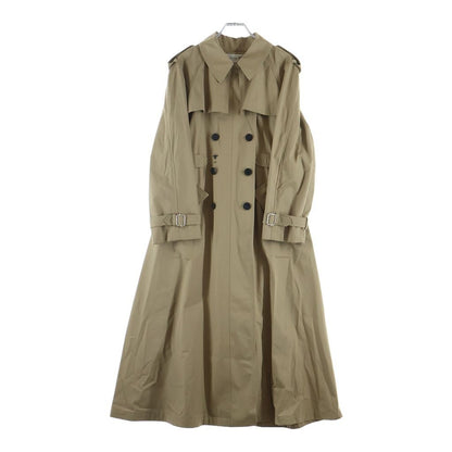 Dior Beige Embroidery Trench Coat 38