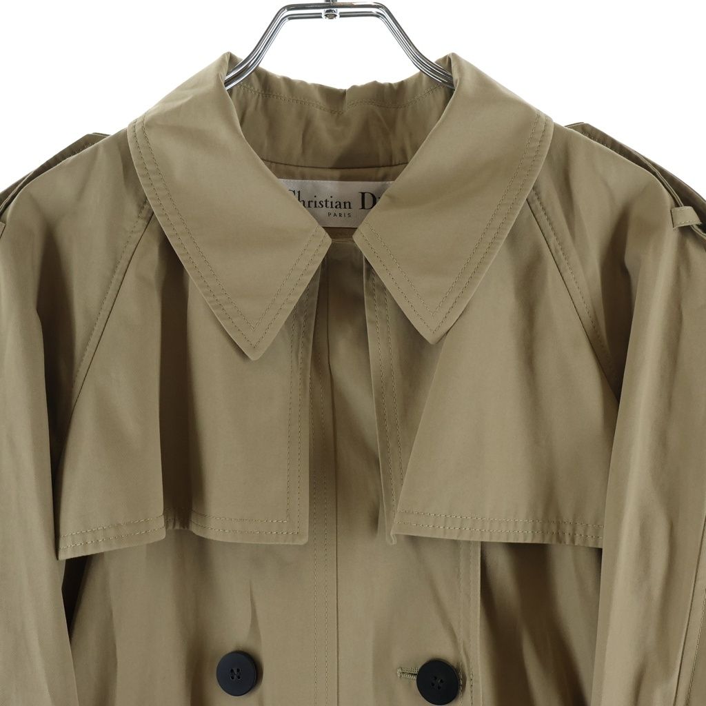 Dior Beige Embroidery Trench Coat 38 — view 3