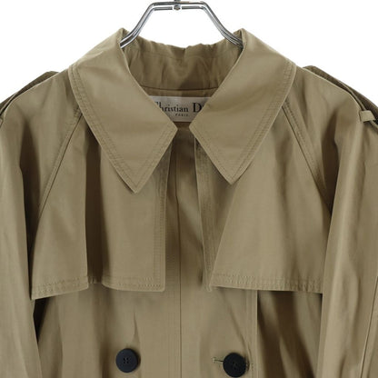 Dior Beige Embroidery Trench Coat 38 — view 3
