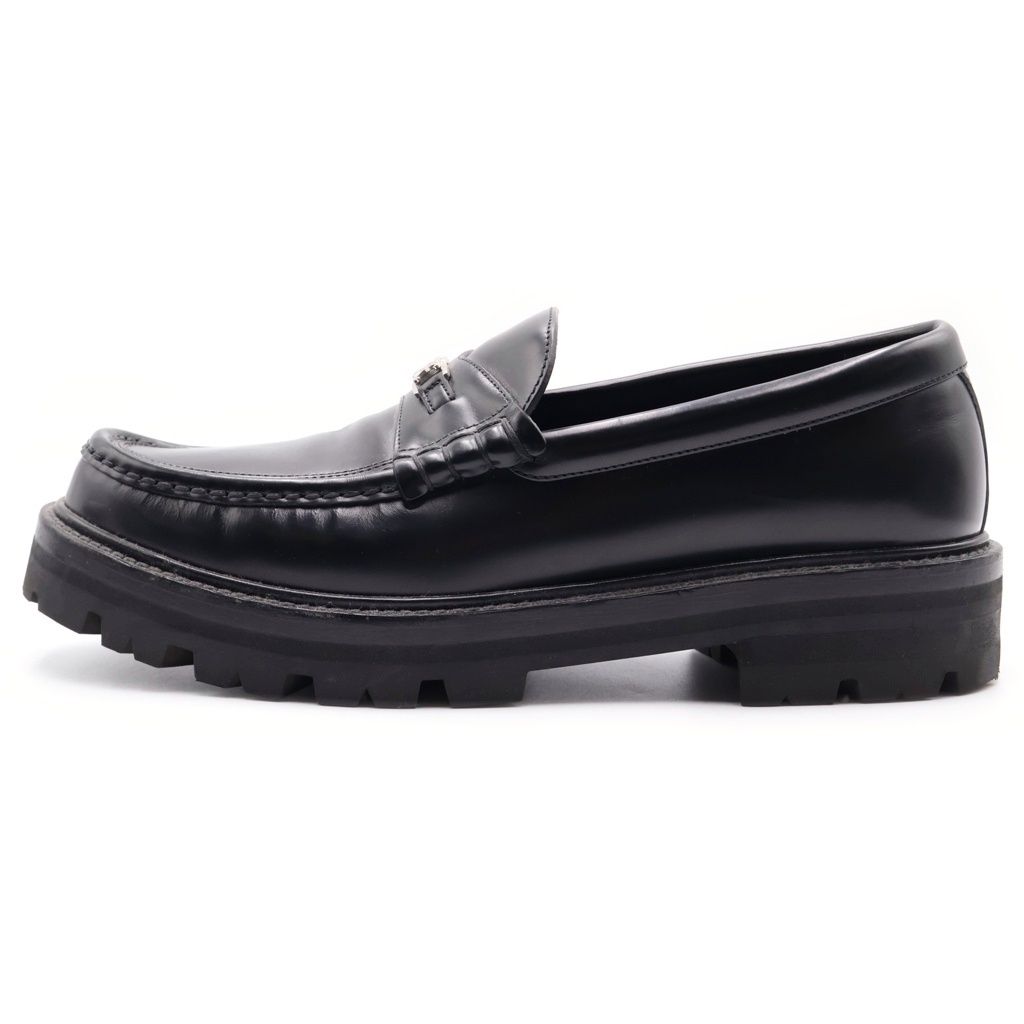 Celine Chunky Trionphe Loafer Triomphe Leather Loafers Black
