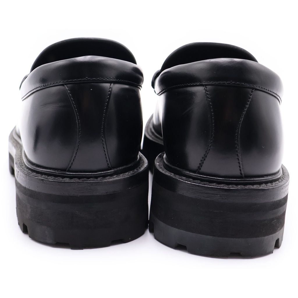 Celine Chunky Trionphe Loafer Triomphe Leather Loafers Black — view 3