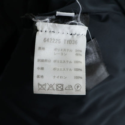 Balenciaga Batting Vest Logo Embroidery Puffer Black — view 7