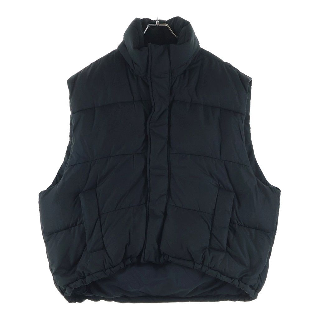 Balenciaga Batting Vest Logo Embroidery Puffer Black