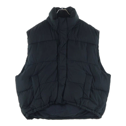 Balenciaga Batting Vest Logo Embroidery Puffer Black