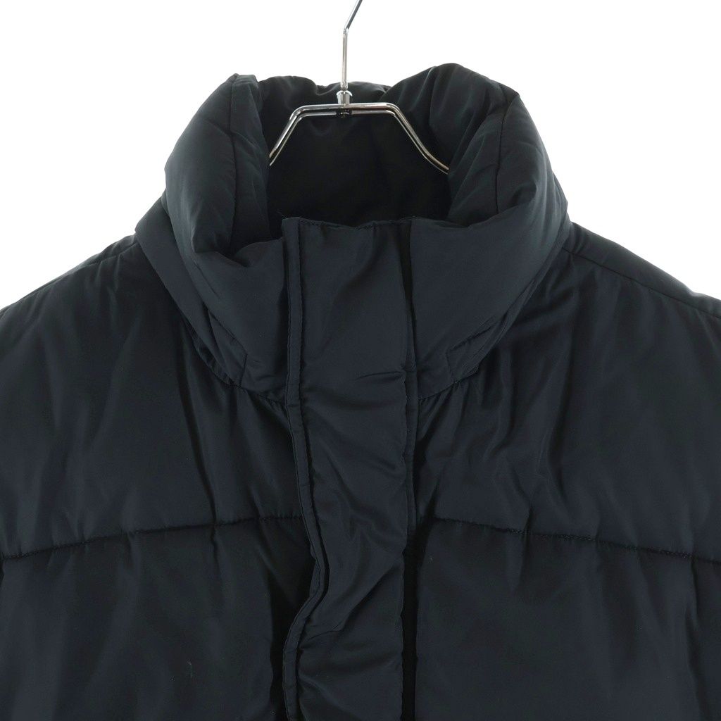 Balenciaga Batting Vest Logo Embroidery Puffer Black — view 3