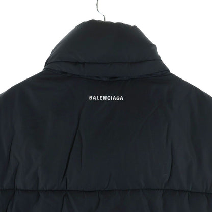 Balenciaga Batting Vest Logo Embroidery Puffer Black — view 4