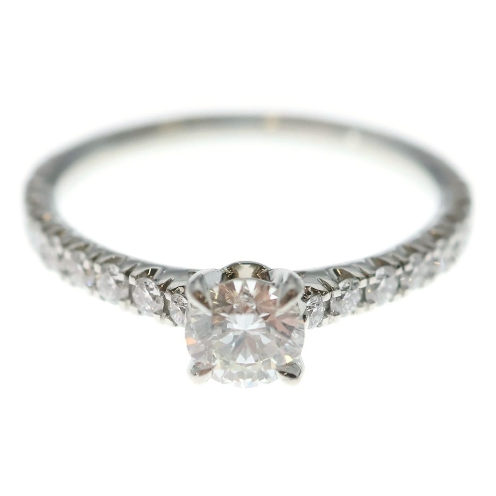Cartier Solitaire Ring Diamond Silver — view 4
