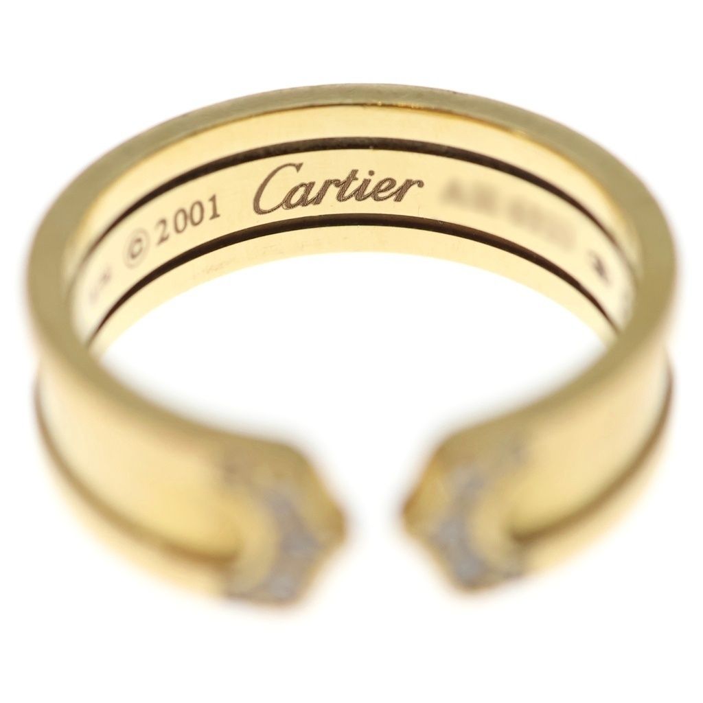 Cartier 2C C2 Diamond Ring YG Gold — view 5