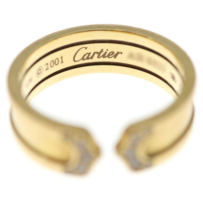 Cartier 2C C2 Diamond Ring YG Gold — view 5