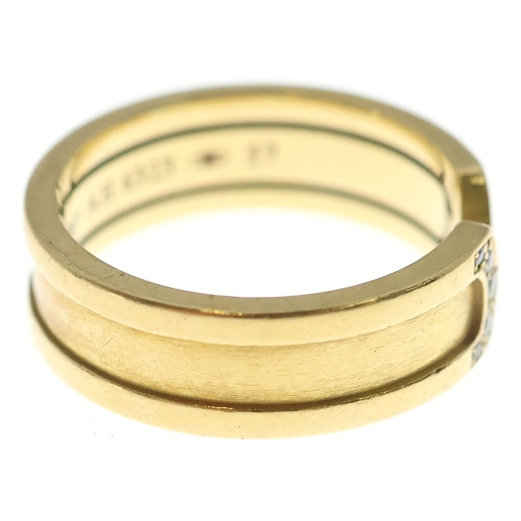 Cartier 2C C2 Diamond Ring YG Gold — view 3