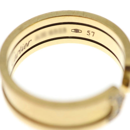 Cartier 2C C2 Diamond Ring YG Gold — view 6