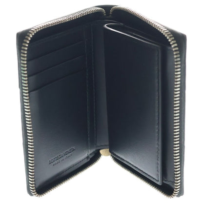 Bottega Veneta Maxi Intrecciato Bifold Wallet Black Leather — view 4