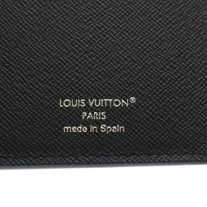Louis Vuitton Monogram Eclipse Portefeuille Brazza Wallet Bifold Black — view 5