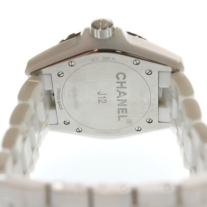 Chanel White Dial Ceramic Automatic Winding Watch — view 5