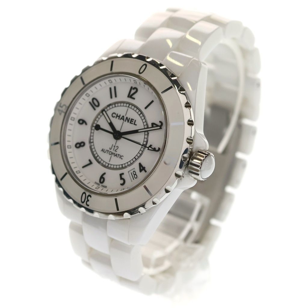 Chanel White Dial Ceramic Automatic Winding Watch — view 4