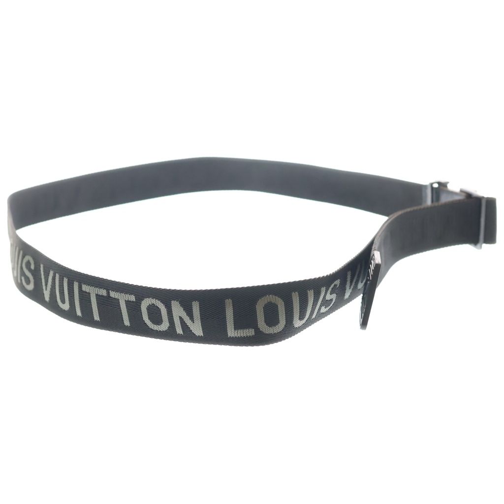Louis Vuitton Ceinture LV Webbing 35 LV Buckle Belt Black — view 3