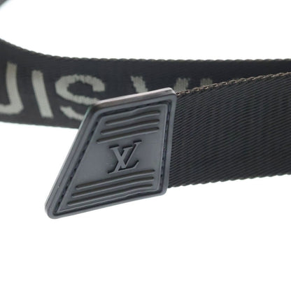Louis Vuitton Ceinture LV Webbing 35 LV Buckle Belt Black — view 5