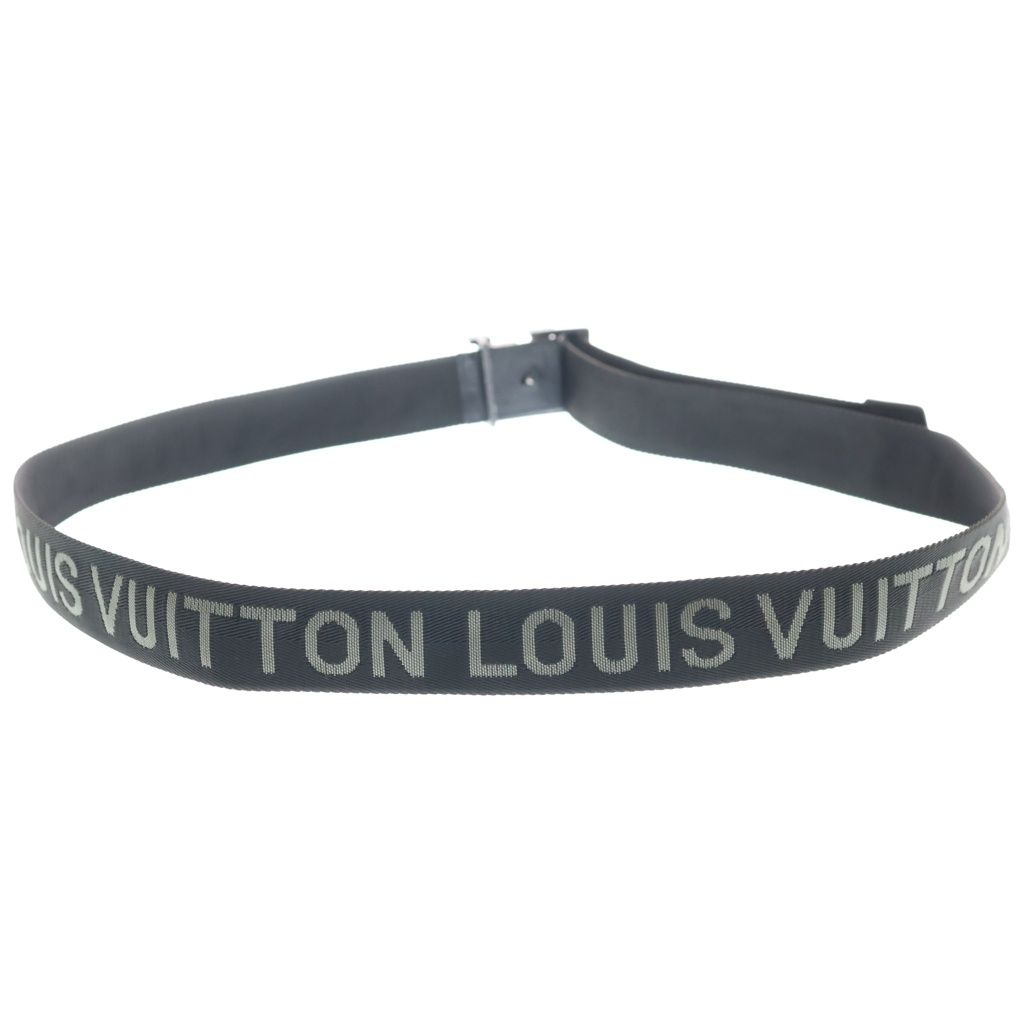 Louis Vuitton Ceinture LV Webbing 35 LV Buckle Belt Black — view 2