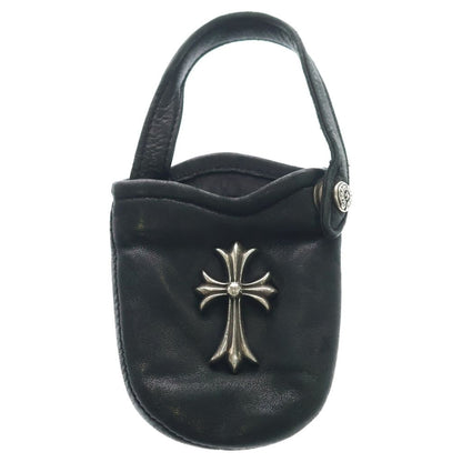Chrome Hearts Phone Pouch CH Cross Small CH Leather