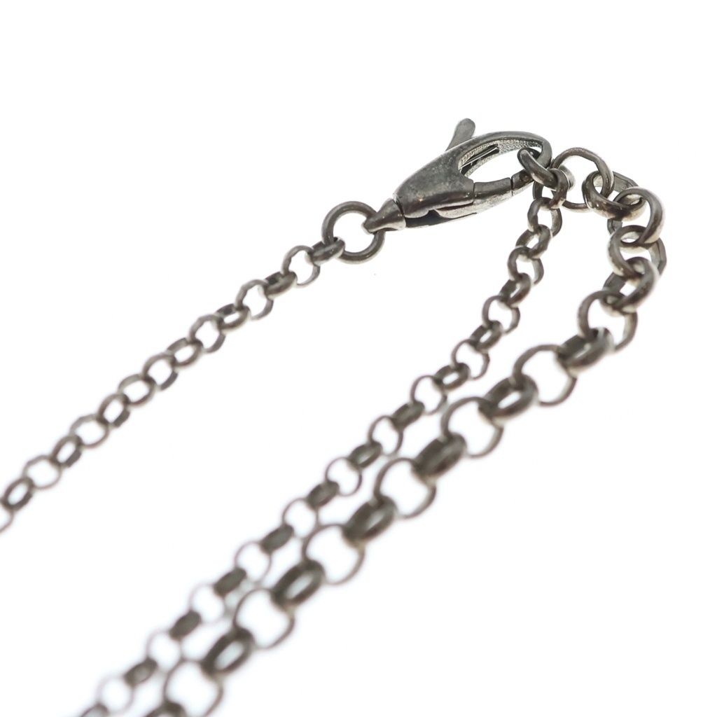 Gucci Interlocking Arabesque Pendant Chain Silver — view 4