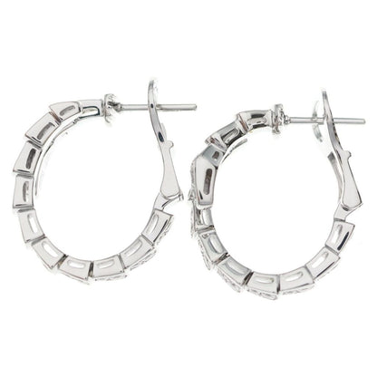Bvlgari Serpenti Vipa Diamond Earrings White Gold — view 3