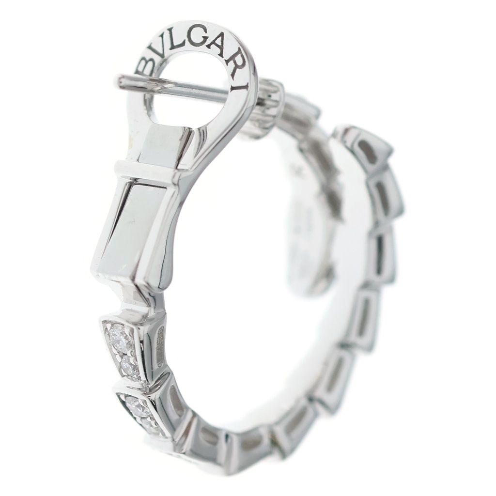 Bvlgari Serpenti Vipa Diamond Earrings White Gold — view 2