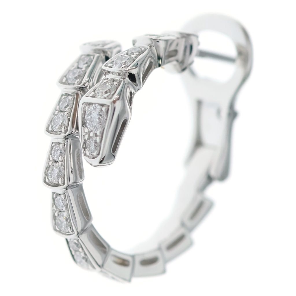 Bvlgari Serpenti Vipa Diamond Earrings White Gold