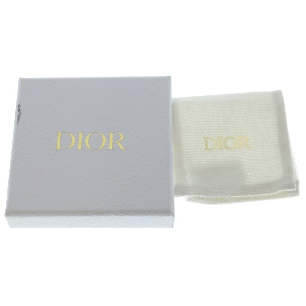 Dior Tribal CD Logo Pearl Drop Earrings Gold — view 6