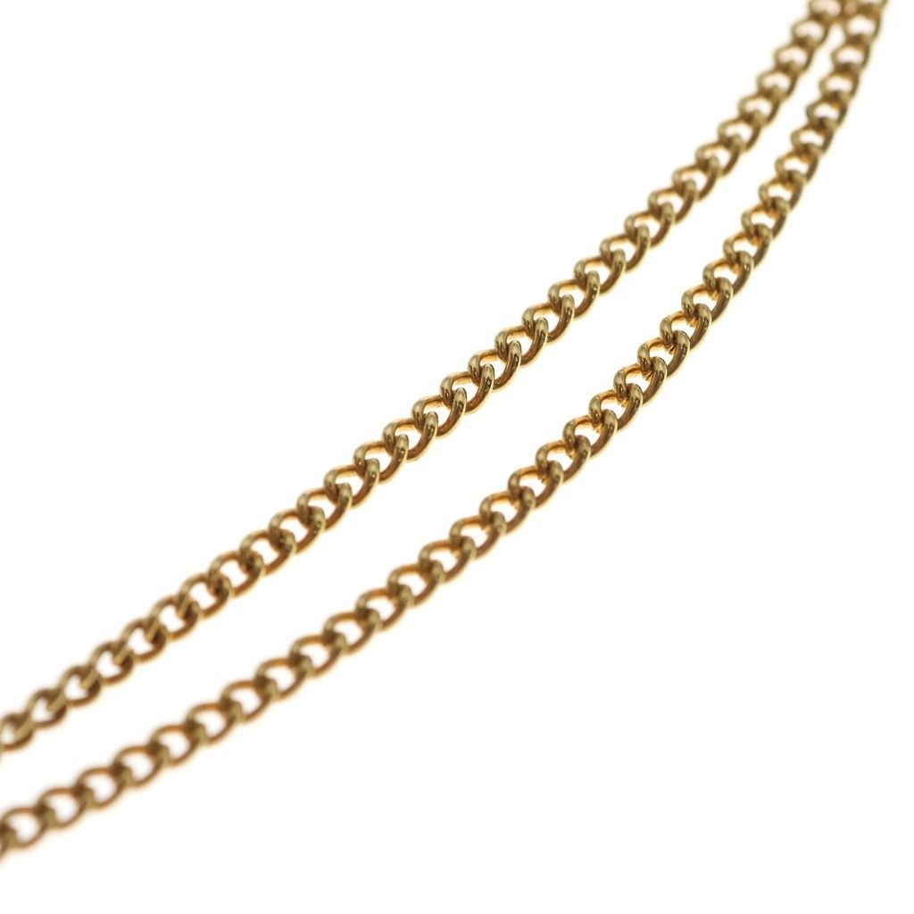 Celine Eiffel Tower Necklace Gold — view 6