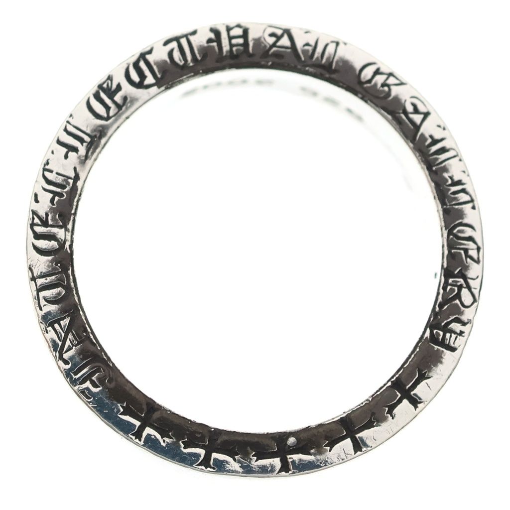 Chrome Hearts Spacer Pln Plain Intellectual Gallery Ring Silver — view 6
