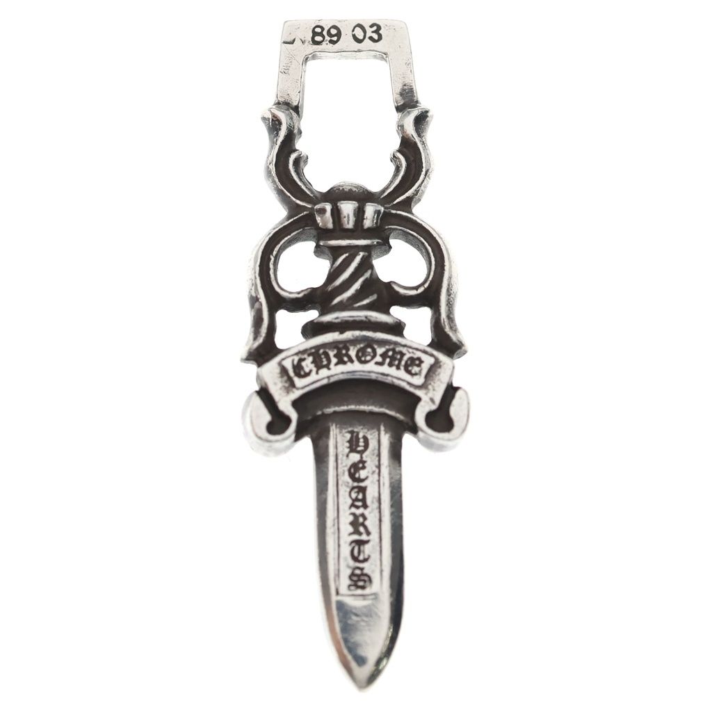Chrome Hearts 10 Dagger Pendant Silver