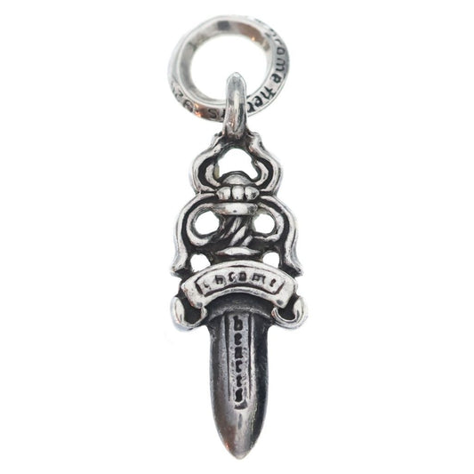 Chrome Hearts 5 Dagger 5 Charm Pendant Silver