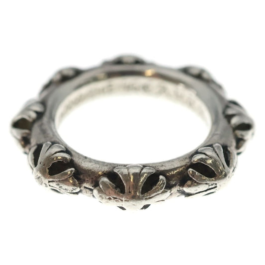 Chrome Hearts Cross Band Ring Silver