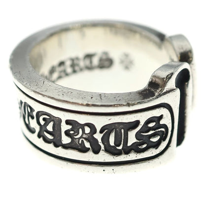 Chrome Hearts LG Scroll Label Ring Silver — view 4