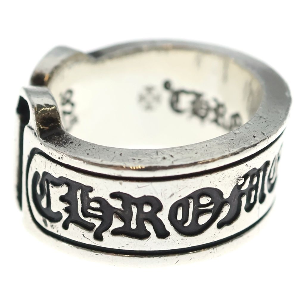 Chrome Hearts LG Scroll Label Ring Silver — view 3