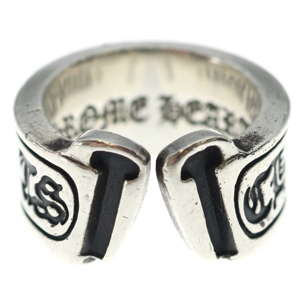Chrome Hearts LG Scroll Label Ring Silver — view 2