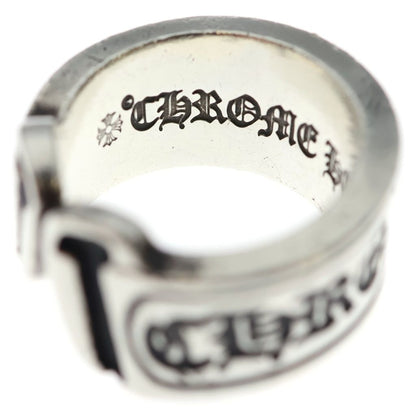 Chrome Hearts LG Scroll Label Ring Silver — view 5