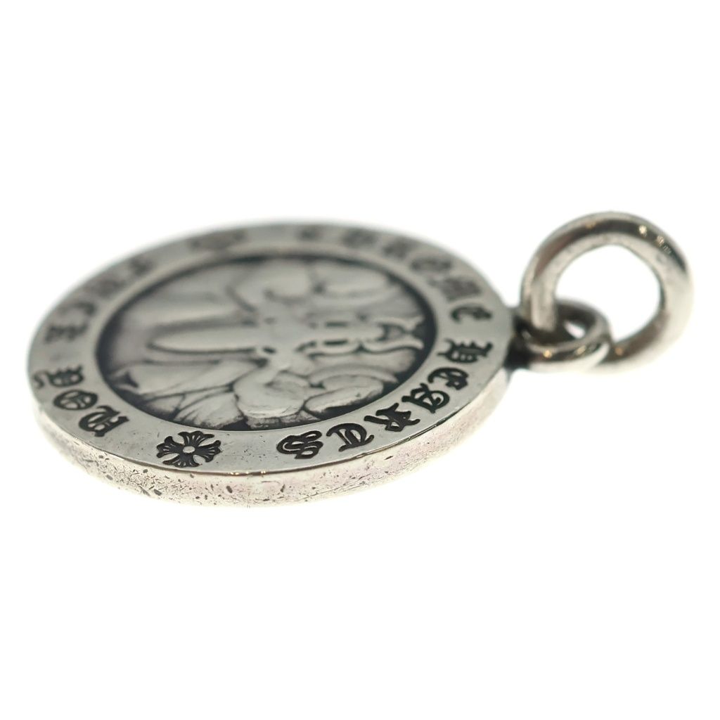 Chrome Hearts Chrm Angl Mdl V1 Angel Medal Charm Pendant Silver — view 3