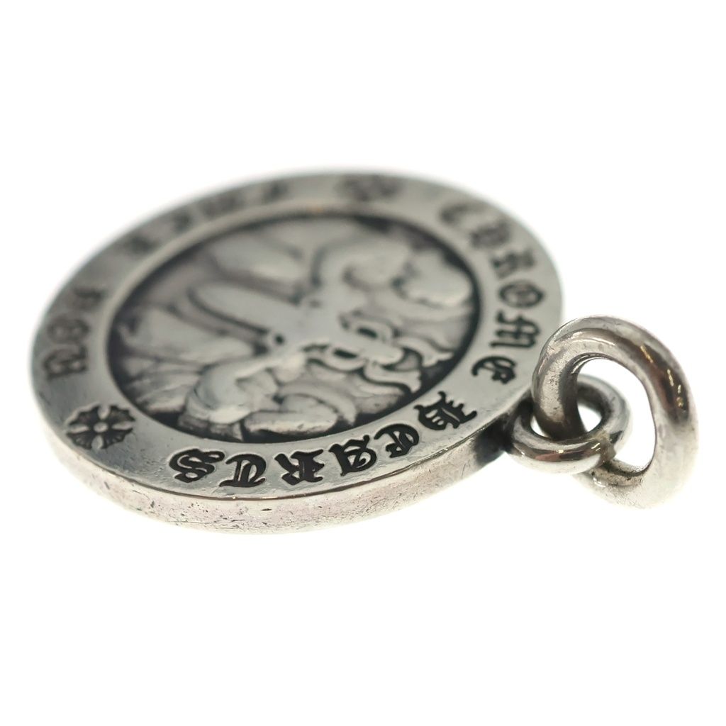 Chrome Hearts Chrm Angl Mdl V1 Angel Medal Charm Pendant Silver — view 6