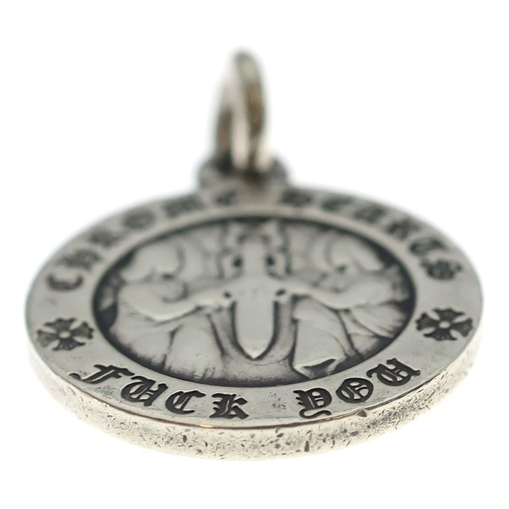 Chrome Hearts Chrm Angl Mdl V1 Angel Medal Charm Pendant Silver — view 5