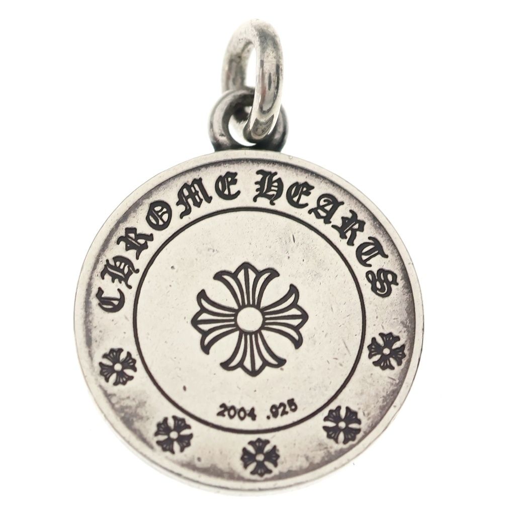 Chrome Hearts Chrm Angl Mdl V1 Angel Medal Charm Pendant Silver — view 2