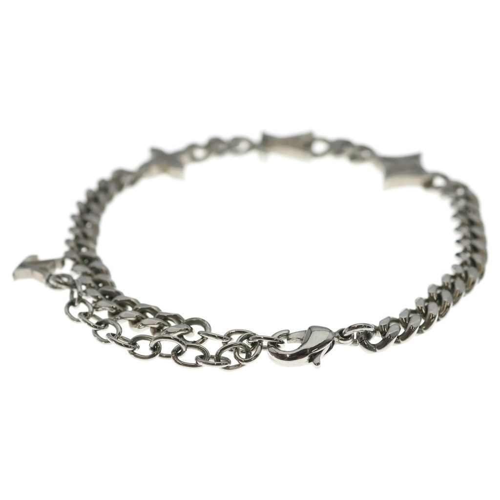 Louis Vuitton Monogram Low Metal Bracelet Silver — view 4