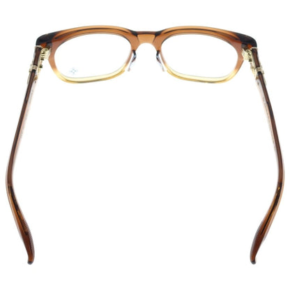 Chrome Hearts Dooable Side Dagger Decoration Square Sunglasses Brown Gold — view 2