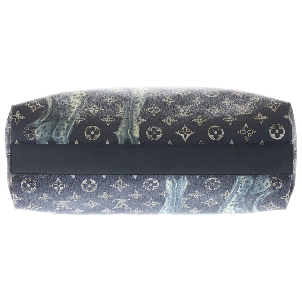 Louis Vuitton Monogram Savannah Chapman Tote Navy — view 4