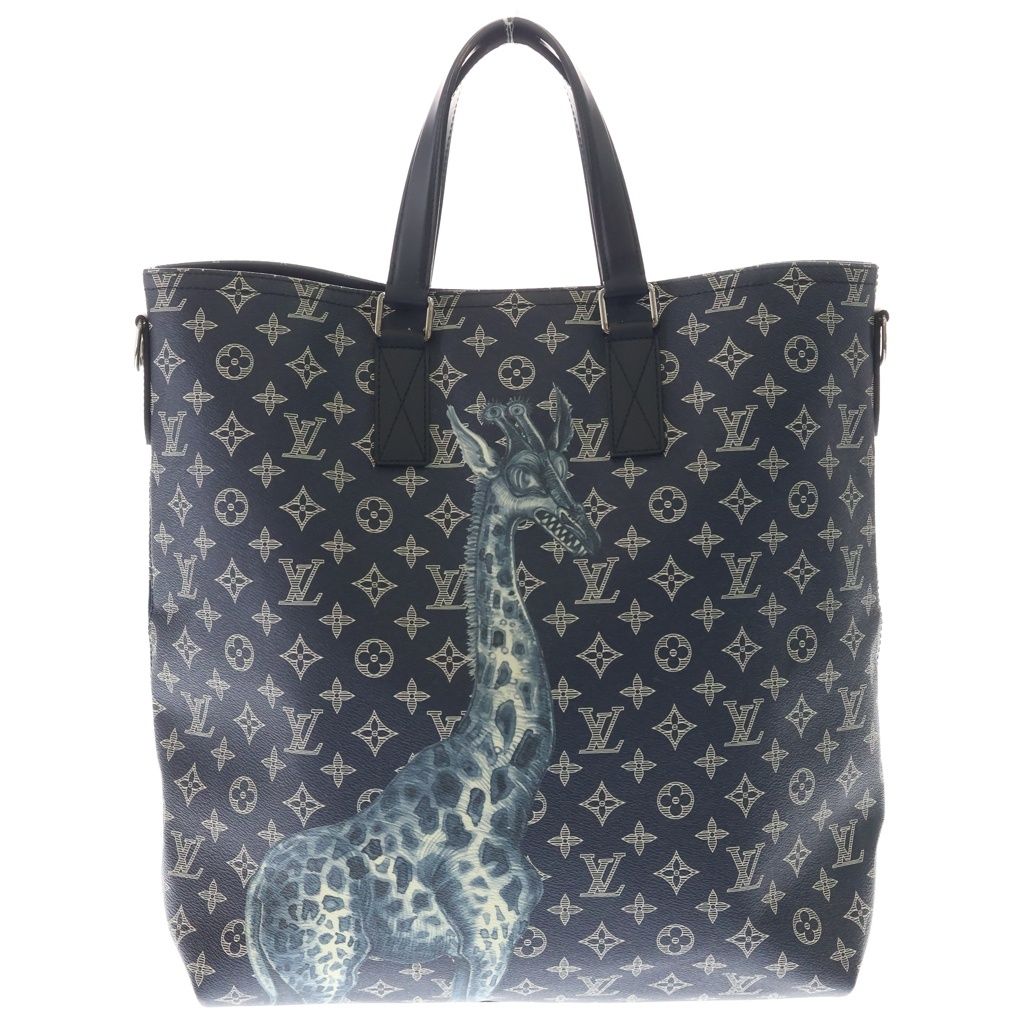 Louis Vuitton Monogram Savannah Chapman Tote Navy — view 2