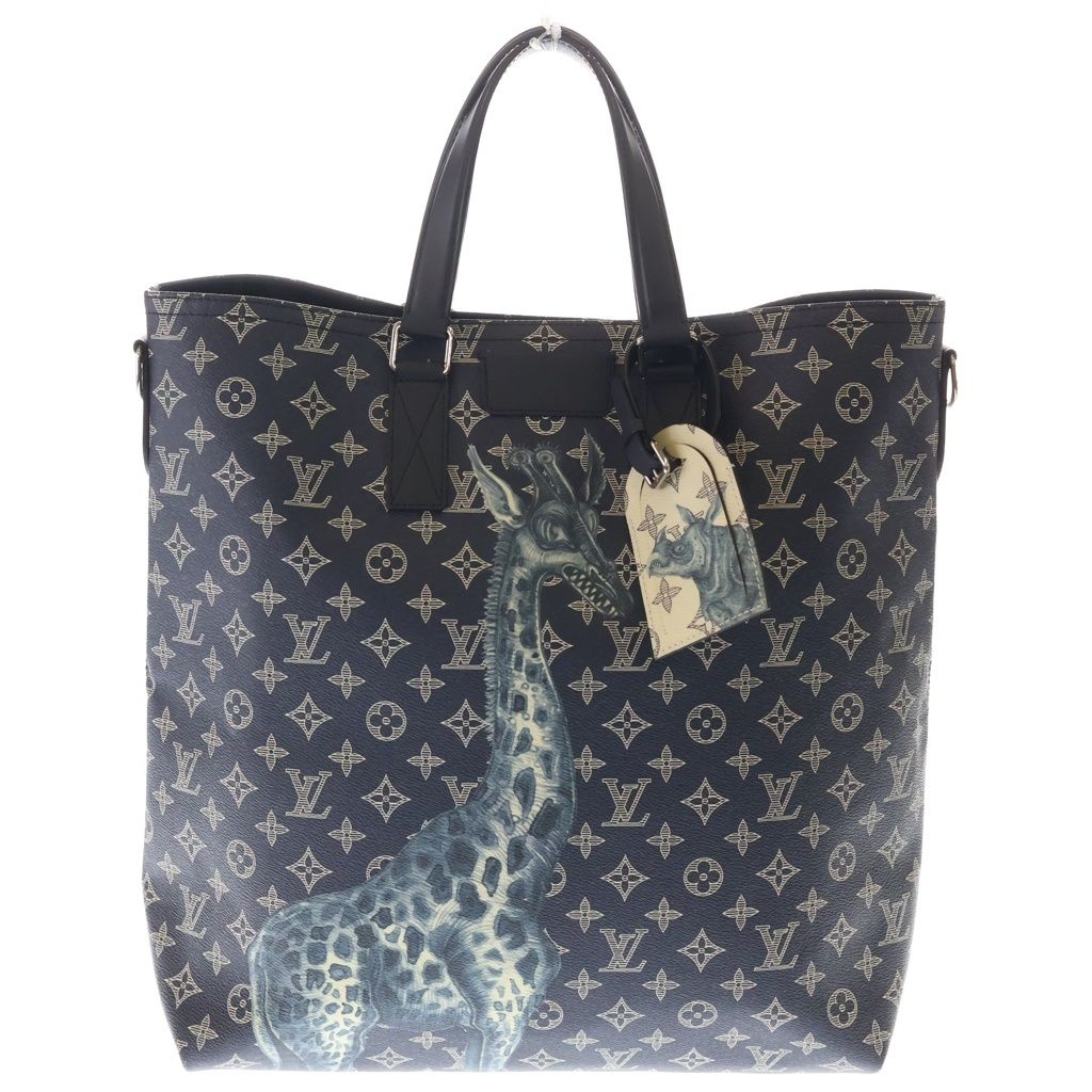 Louis Vuitton Monogram Savannah Chapman Tote Navy
