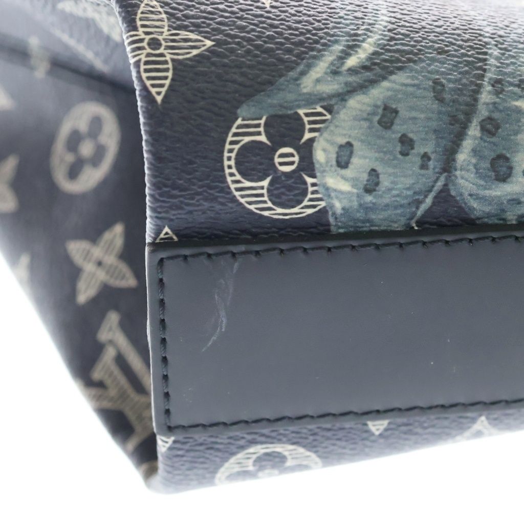 Louis Vuitton Monogram Savannah Chapman Tote Navy — view 7