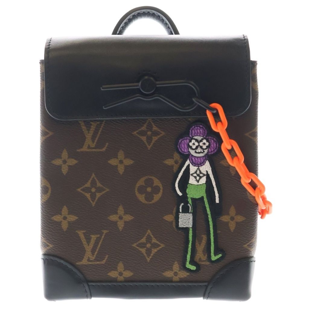 Louis Vuitton Monogram LV Friends Steamer XS Shoulder Bag Brown Black